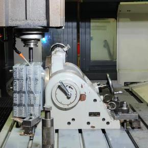 Core Machining with 5 Axis Rotary Table